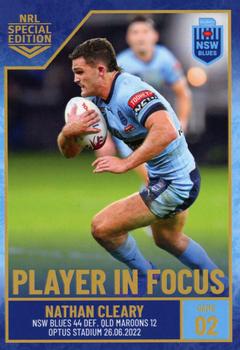 2022 NRL Player In Focus #SOO2 Nathan Cleary Front